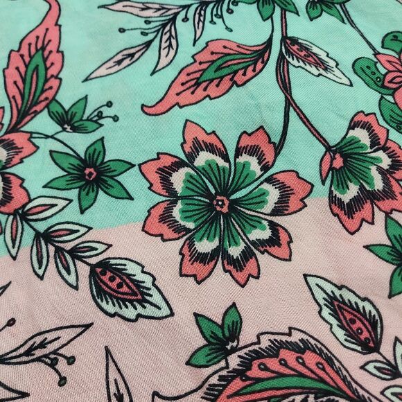 Shiraleah Chicago Mint Barbarossa Kimono Cover Up Womens OS Floral Bohemian - Picture 7 of 11